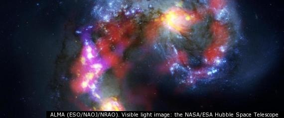 Antennae Galaxies Alma Telescope