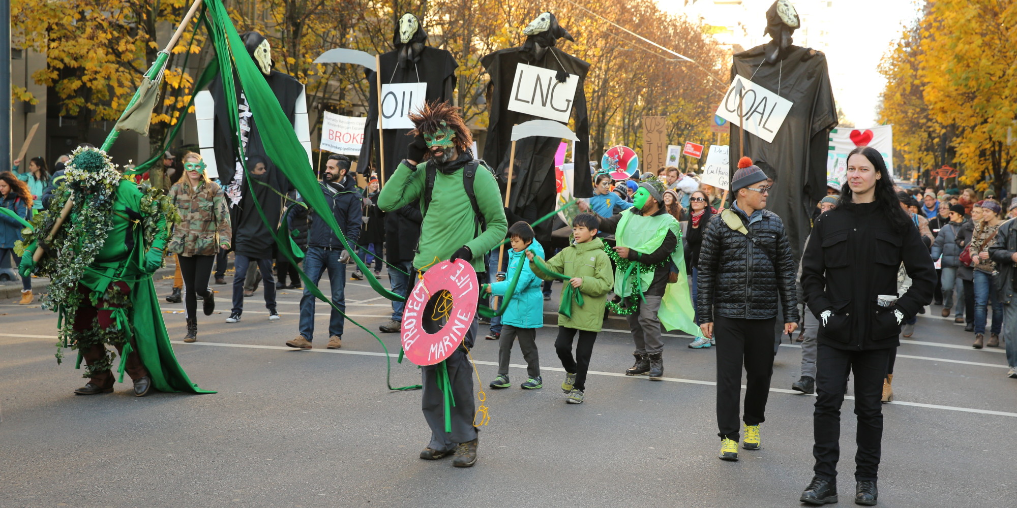 Vancouver Climate March Draws Thousands On Eve Of Global Summit In Paris