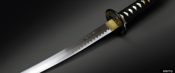 Father Attacks Son With Sword
