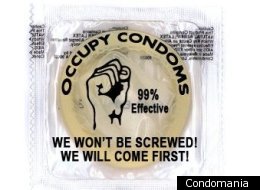 Occupy Wall Street Condoms Condoms 99% Effective 