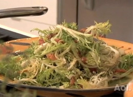 Frisee With Bacon And Gorgonzola Cheese