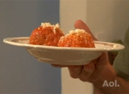 Veal And Ricotta Meatballs In Tomato Sauce