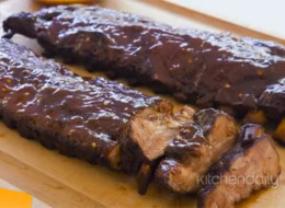 Apricot-Ginger Glazed Baby Back Ribs