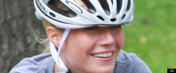Gwyneth Paltrow Cycling