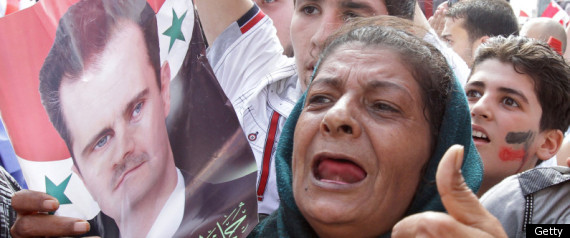 Syria Pro Assad Demonstration