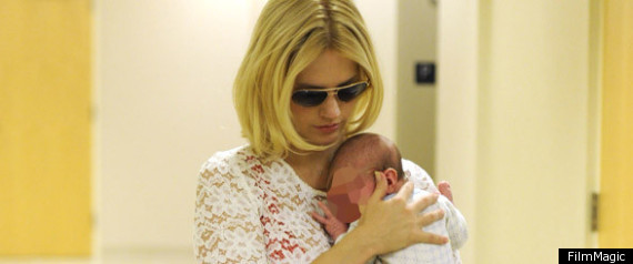 January Jones Mum Style