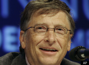 Bill Gates Jumps Over Chair