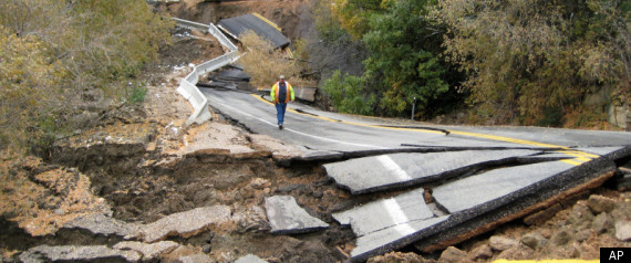 Utah Landslide Bryce Canyon Route 14