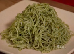 Rice Noodles With Asian Pesto
