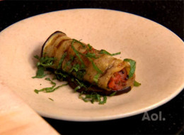 Grilled Eggplant Cannelloni