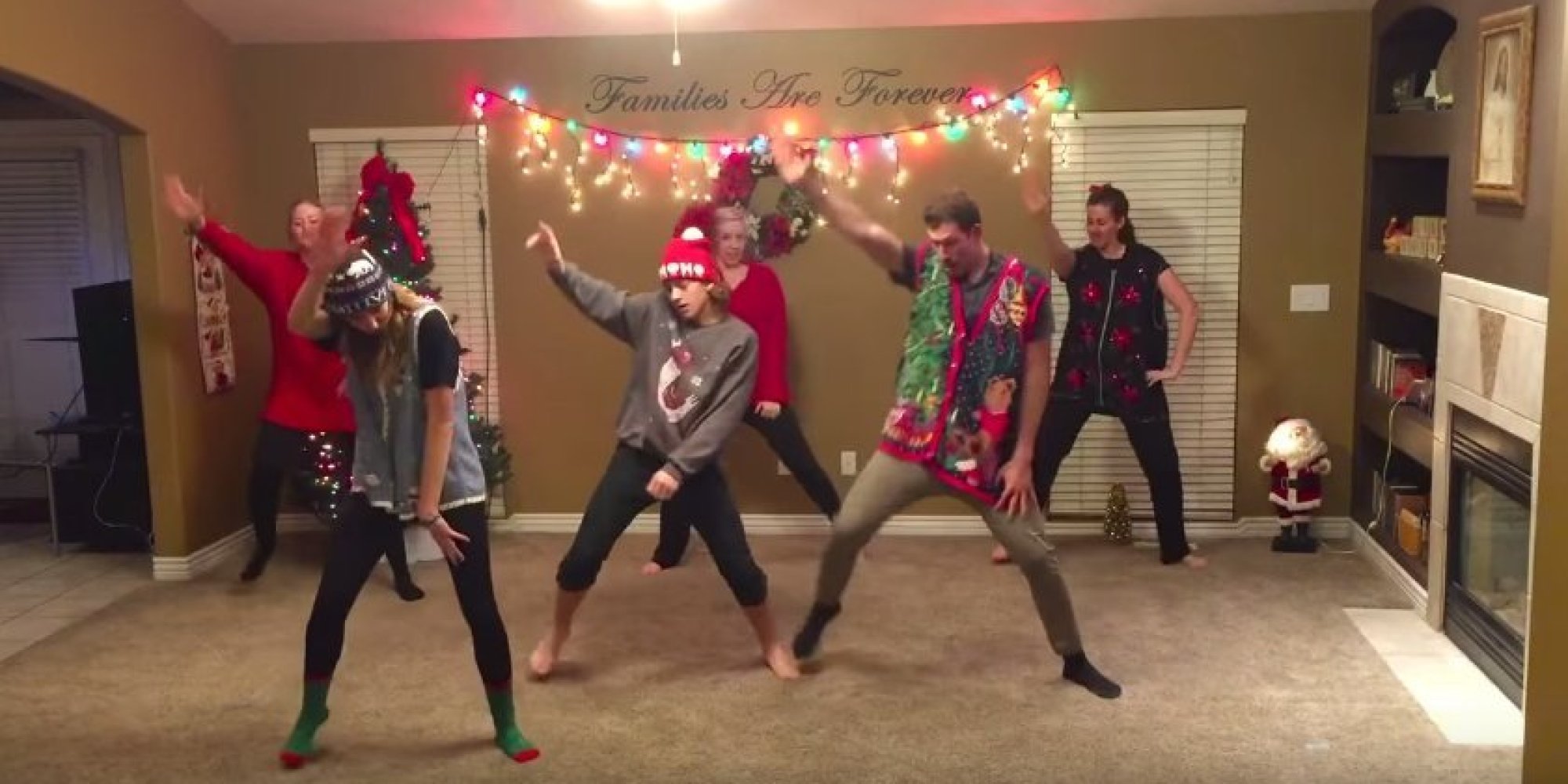 Family-Of-Eight Win Christmas With Epic Dance Routine | HuffPost UK