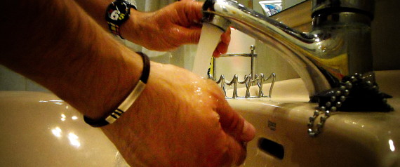 WASHING HANDS TOILET