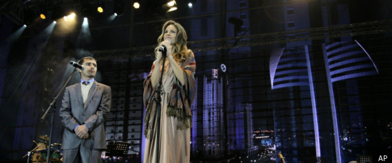 Hillary Swank Chechnya Concert