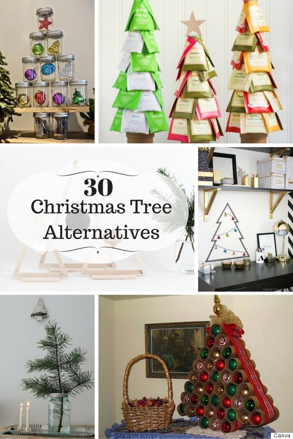 30 Christmas Tree Alternatives That Will Make You Feel Crafty