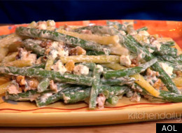 String Bean Salad With Toasted Walnuts And Goat Cheese