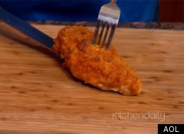 Cornmeal-Crusted Oven-Fried Chicken