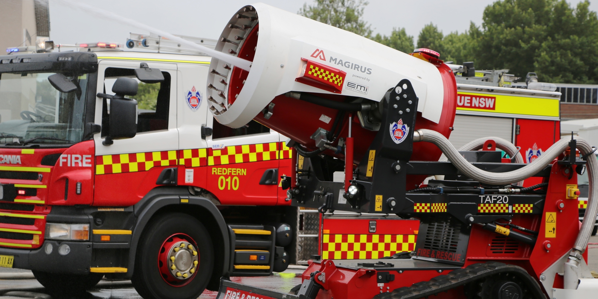 Firefighting Robot Bulldozer TAF20 Launched In Sydney