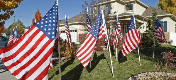 us flag yard