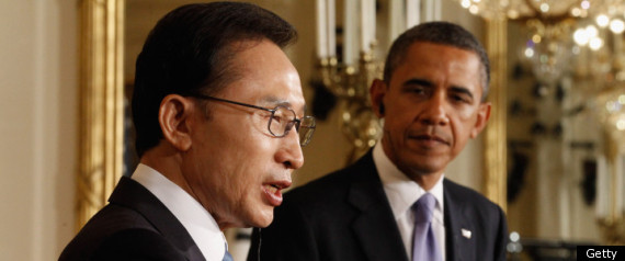 Obama Lee Myung Bak