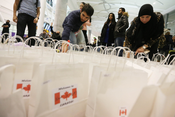 the arrival of syrian refugees to canada