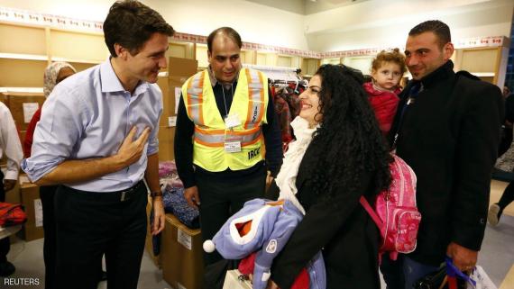 syrian refugees toronto airport