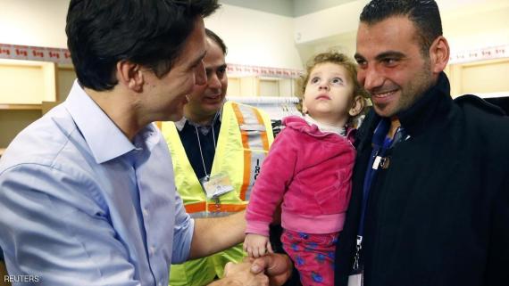 syrian refugees toronto airport