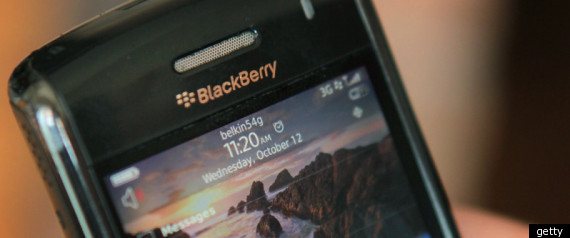 Blackberry Outage
