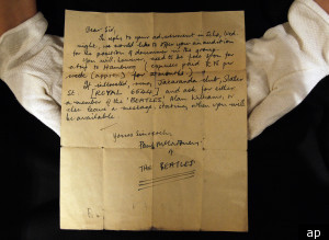 Paul Mccartney Letter