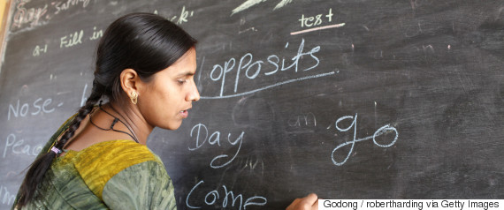 women teacher india