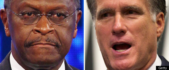 Herman Cain Mitt Romney