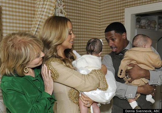 Mariah Carey Nick Cannon Show Off Twins Photo Huffpost 