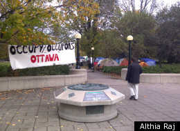 PHOTO: Sleepy Start For Occupy Ottawa Protesters Wednesday