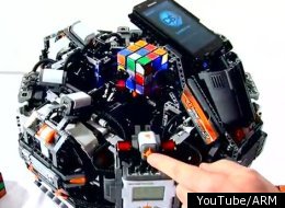 cube robot lego