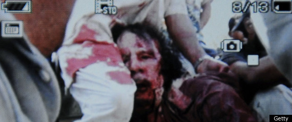 Gaddafi Captured And Injured