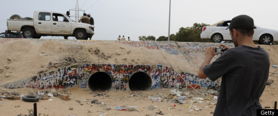 Gaddafi Dead Body