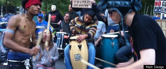 Occupy Wall Street Drummers
