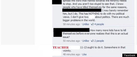 High School Teacher Homophobia