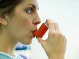 Woman With Inhaler