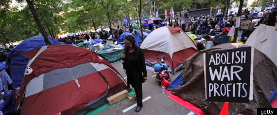 Zuccotti Park Tents