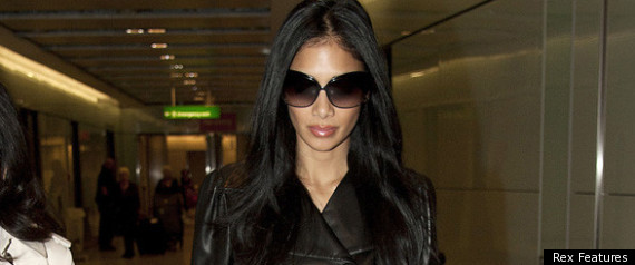 Nicole Scherzinger Arriving At Heathrow