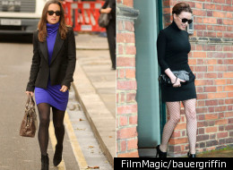 Mini-Trend Alert: Pippa Middleton And Kylie Minogue Wear Roll-Neck Dresses