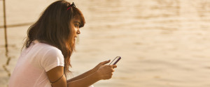 India Woman Texting
