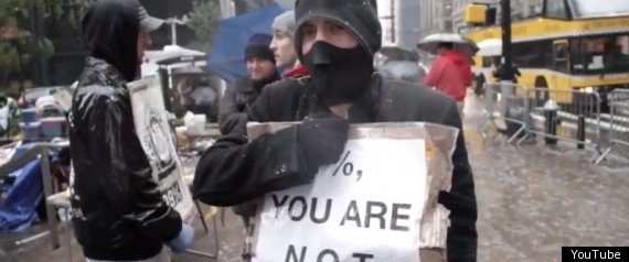 Occupy Wall Street Snow