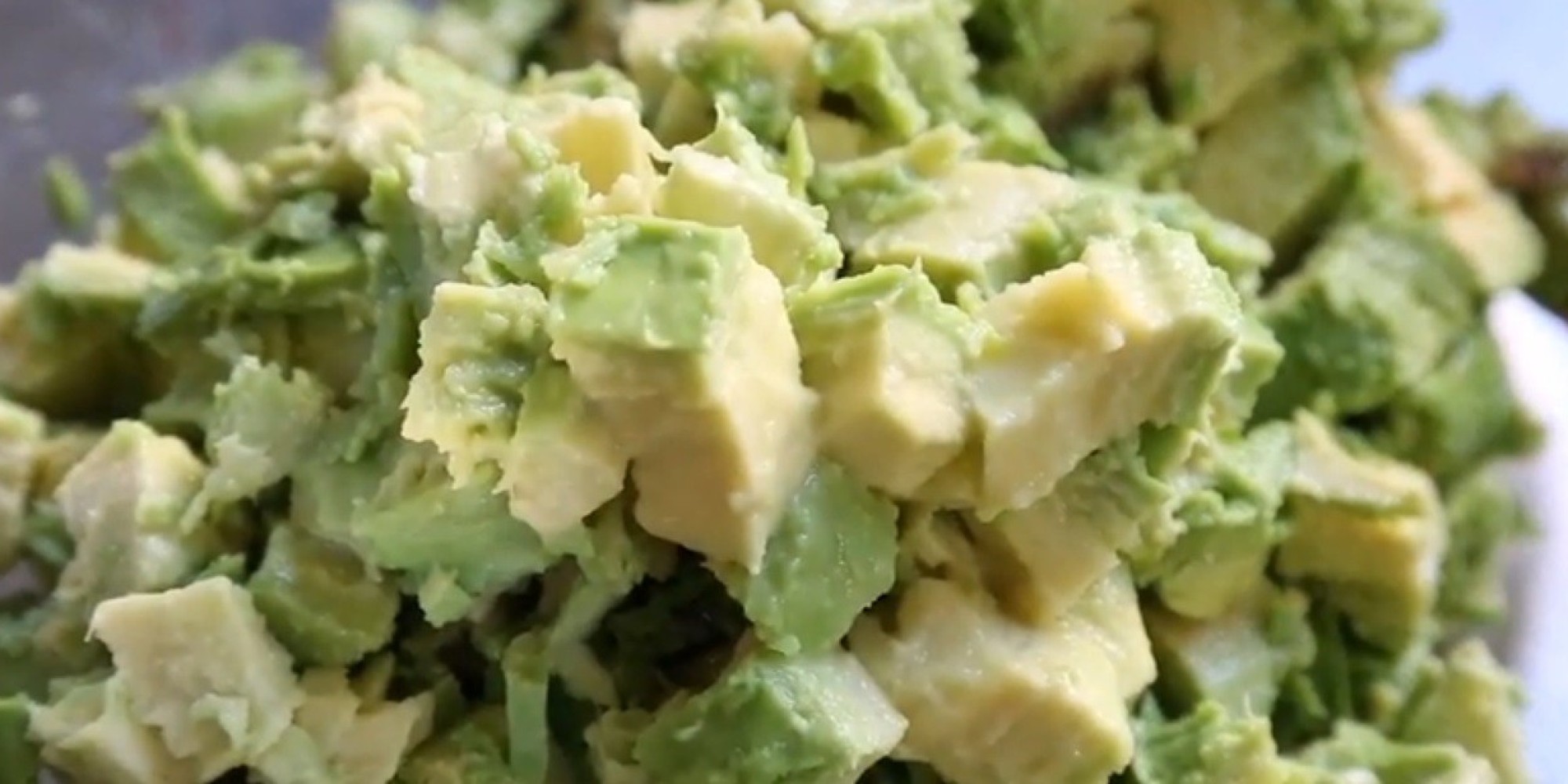 Life Hack How To Dice An Avocado In Just 10 Seconds HuffPost UK