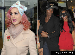 Alexandra Burke Shows Katy Perry How To Wear A Cat Mask