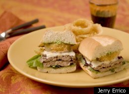 Tyler Florence's Grilled Rib Eye Steak Sandwich