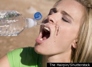 Struggling To Drink Water
