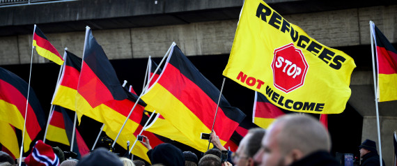RIGHTWING GROUPS RALLY FOLLOWING COLOGNE SEX ATTAC