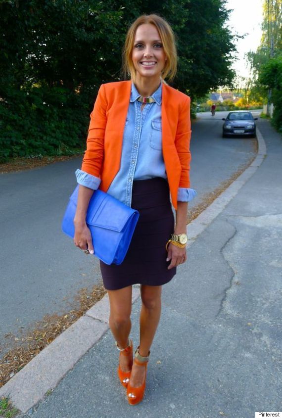 orange outfit