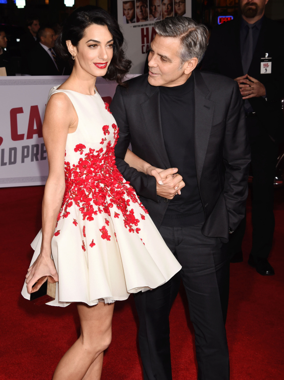 george clooney with his wife